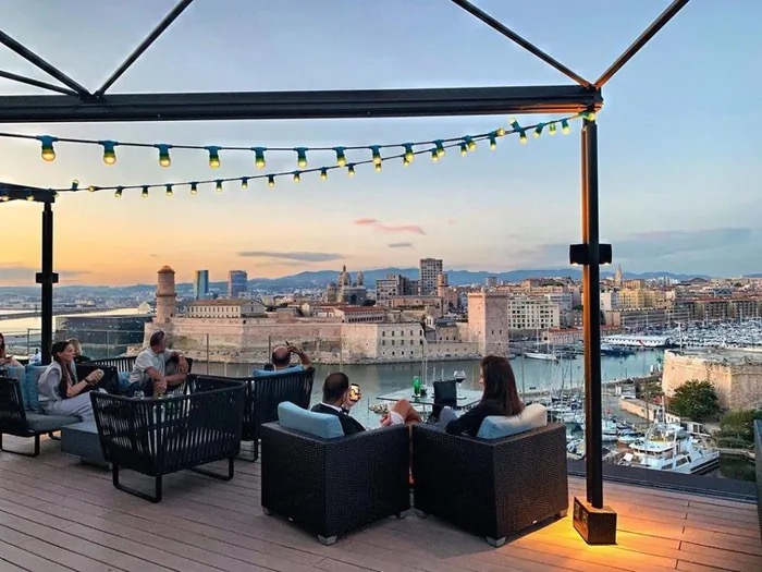 Terrasse de Le Dantès Skylounge
