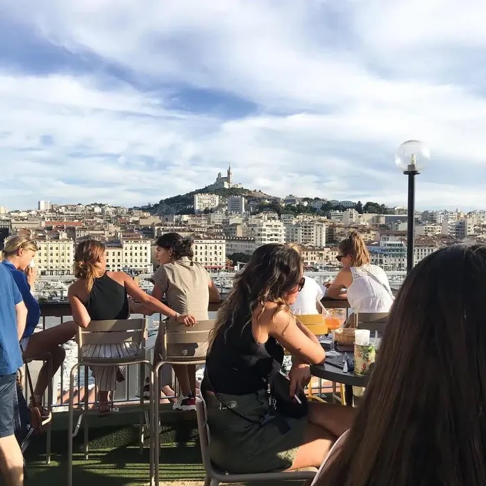 Terrasse de Rooftop Hôtel Hermès